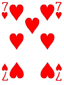7 HATI Kartu Poker Middle pair